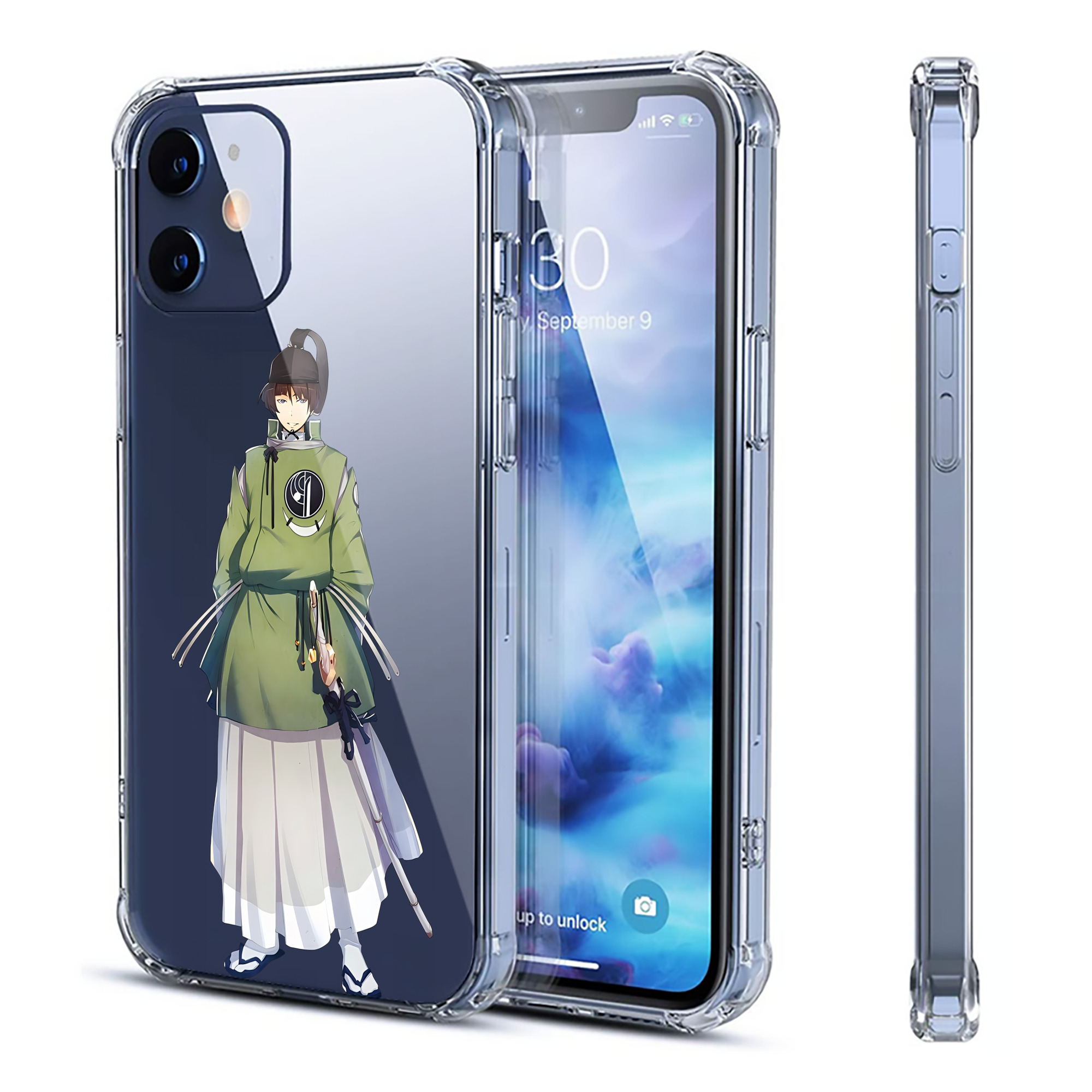 （画像用） 刀剣乱舞 Touken Ranbu 【iPhone 12シリーズ対応】透明スマホケース（クリアソフトケース）